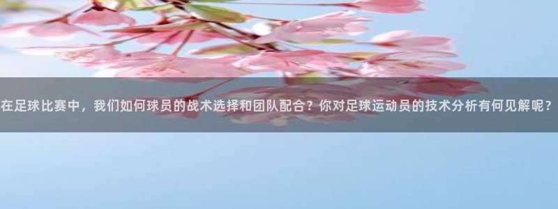  在足球比赛中，我们如何球员的战术选择和团队配合？你对足球运动